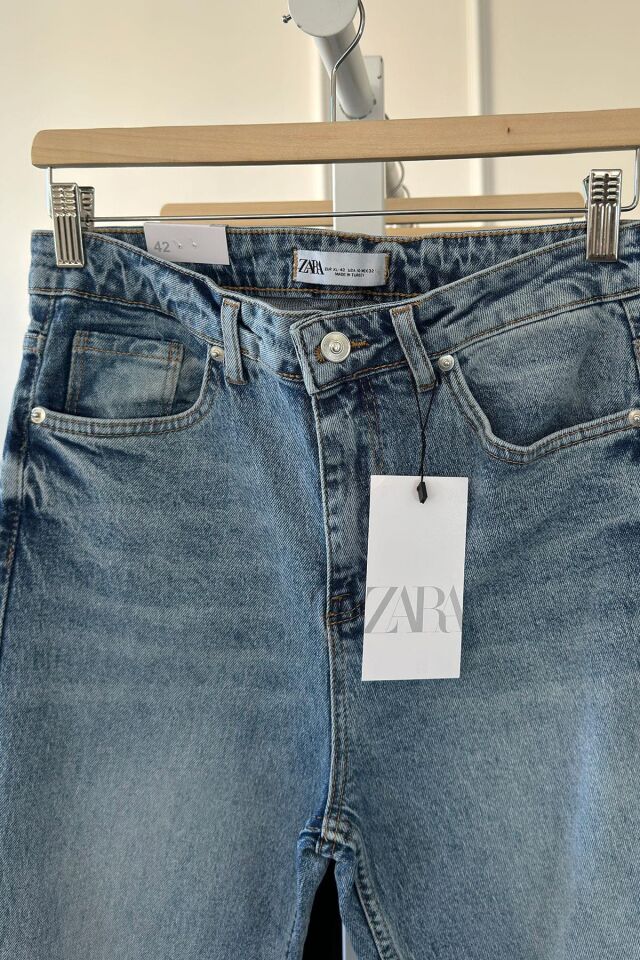 KESİK PAÇA PREMIUM  JEAN- MAVİ